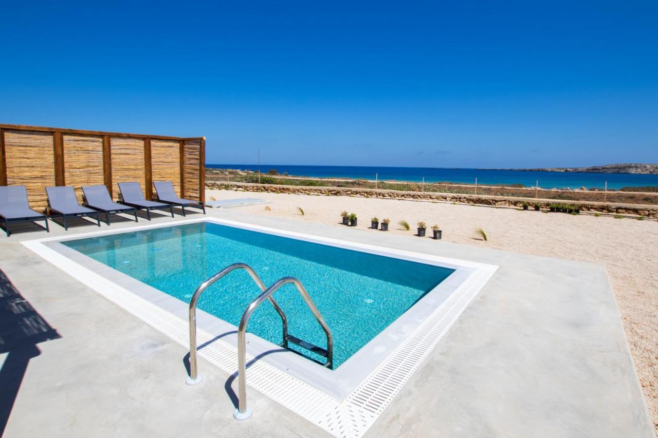 Cato Agro 5, Seafront Villa With Private Pool Afiartis Eksteriør billede